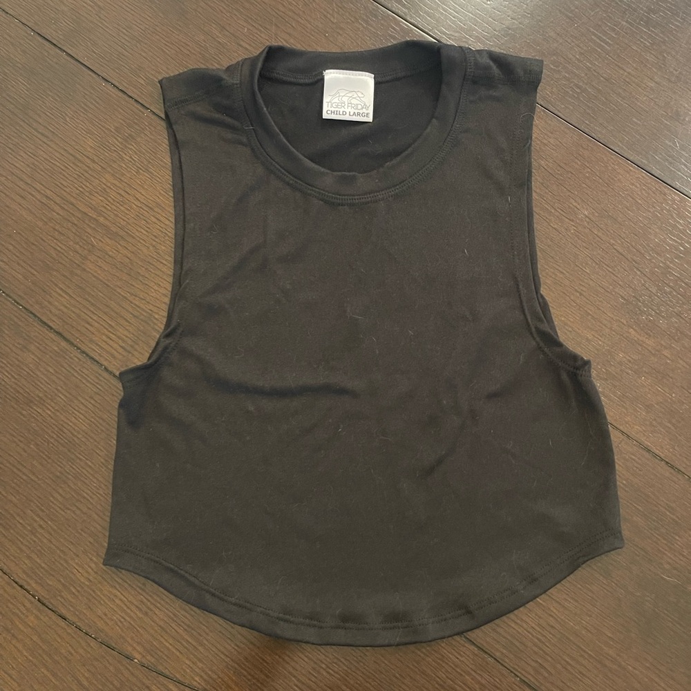 Tiger Friday Teemotion Sleeveless Fitted Tee - Black